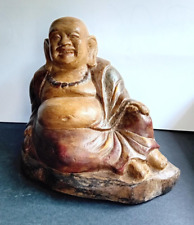 Buddha felice legno usato  Napoli