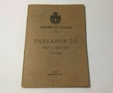 Documento epoca passaporto usato  Bologna