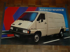 Affiche  RENAULT MASTER T35D blanc  fourgon truk poster                     , usado comprar usado  Enviando para Brazil