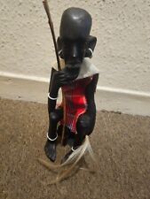 Masai warrior carved for sale  DUNDEE