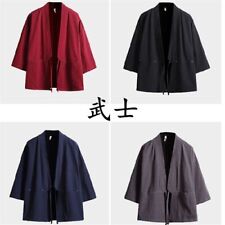 Jaqueta cardigã Kimono Samurai fantasia asiática tradicional japonesa Yukata comprar usado  Enviando para Brazil