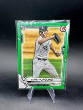 2021 Bowman Garrett Crochet #/99 GREEN PARALLEL #47 Rookie RC SP WHITE SOX ACE for sale  Shipping to South Africa