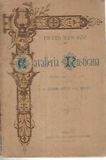 Cavalleria rusticana. melodram usato  Italia