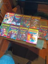 R.L. Lote de 9 livros STINE Goosebumps em brochura vintage anos 90 , usado comprar usado  Enviando para Brazil