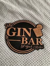 Gin bar sign for sale  WORKSOP