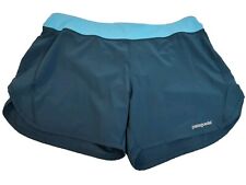 Usado, Shorts feminino Patagonia Strider Pro grande azul 4,5" costura interna stretch corrida comprar usado  Enviando para Brazil