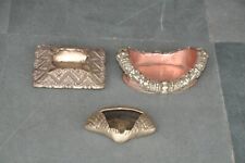 Bandejas de cinzas sólidas gravadas em latão vintage feitas à mão em formas diferentes comprar usado  Enviando para Brazil