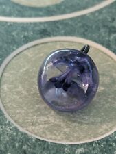 Glass button purple for sale  Shipping to Ireland