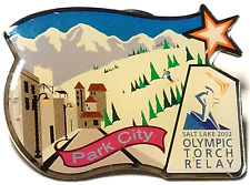 Olympics 2002 Salt Lake City Olympic Torch Relay Park City, Utah Lapel Pin for sale  Shipping to South Africa