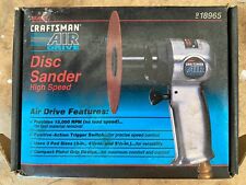 Craftsman Air Drive Disc Sander, In Box With 3 Disc Pads, used for sale  Shipping to South Africa