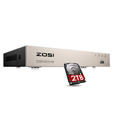 ZOSI 8 canais H.265 DVR 1080p HD com disco rígido 2TB para sistema de câmera de segurança comprar usado  Enviando para Brazil