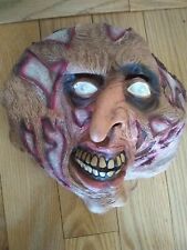 Freddy Krueger Adult Vinyl Mask Nightmare on Elm Street   for sale  Caribou