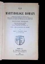 Baudot martyrologe romain. d'occasion  France