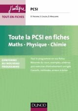 Pcsi fiches maths d'occasion  France