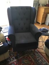 navy armchair for sale  MAIDENHEAD