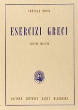 Esercizi greci ed. usato  Roma