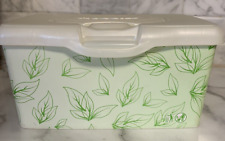 Used, EmptyHuggies Baby Wipe Holder 1 Pop Up Tub Mint Green Leaf Design Holds 64 Wipes for sale  Shipping to South Africa