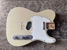 Squier Telecaster Body in Blonde. Full Thickness.  With 6-saddle 3 Screw Bridge for sale  Shipping to South Africa