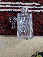 square crystal decanter for sale  AYLESFORD