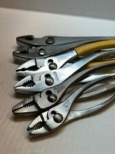 Vintage 6pc Slip Joint Pliers Lot Utica Indestro Crescent Pexto for sale  Shipping to South Africa