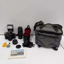Cámara fotográfica Chinon CP-5S con accesorios en bolsa segunda mano  Embacar hacia Argentina