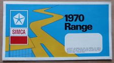 1970 simca range for sale  UK
