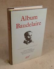 Pleiade album baudelaire d'occasion  Beaurieux