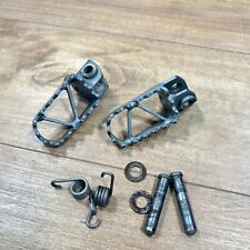2001 97-01 KTM 50 SX SR ADVENTURE - JR Mini / OEM Nice FOOT PEGS WITH SPRINGS for sale  Shipping to South Africa