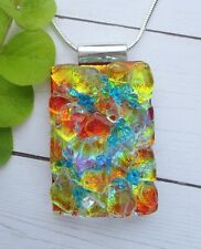 Fused glass necklace for sale  Kenly