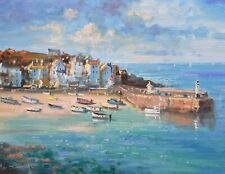 Richard Blowey Original Oil Painting St Ives Cornwall Cornish Seascape Art for sale  Shipping to South Africa