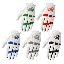 Paquete de 5 guantes de golf SG para hombre Cabretta cuero palma y pulgar venta de limpieza segunda mano  Embacar hacia Argentina