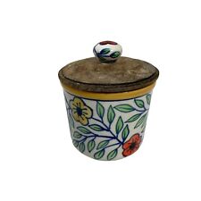 Floral canister wooden for sale  Oregon City