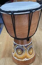 19cn Tall African Painted African Djembe Drum for sale  Shipping to South Africa