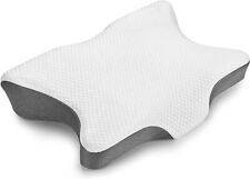 Travesseiro de espuma de memória cervical indulgência com suporte multifuncional para pescoço branco comprar usado  Enviando para Brazil