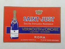 Cartolina vermouth roma usato  Roma