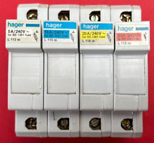 Hager fuse carrier for sale  TORPOINT