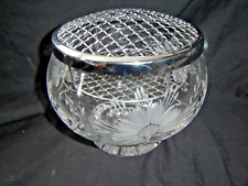 cut glass rose bowl for sale  KIDDERMINSTER