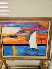 Painting sail boat for sale  Charlotte