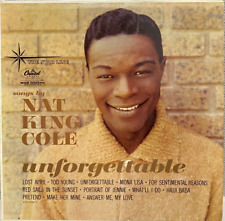 Disco de vinil clássico Nat King Cole Unforgettable 1952 LP excelente, usado comprar usado  Enviando para Brazil