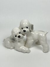 Estatueta de filhotes de poodle de porcelana vintage, feita no Japão comprar usado  Enviando para Brazil