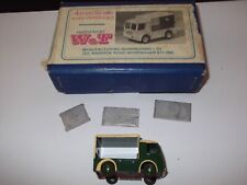 VINTAGE WHITE METAL W&T 4mm ELECTRIC  MILK FLOAT COMPETED KIT & BOX DINKY STYLE for sale  Shipping to South Africa