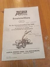 Agria 2400 universalmaschine gebraucht kaufen  Spraitbach