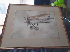 Raf ww1 watercolour for sale  BIRMINGHAM