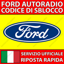 Ford radio codice usato  Roma