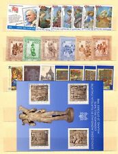 VATICANO - 1998 - 20 sellos diferentes + 1 hoja en miniatura - Estampillada sin montar o nunca montada segunda mano  Embacar hacia Argentina