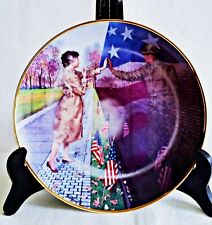 "TOUCH FOR REMEMBRANCE" Franklin Mint Friends of Vietnam Veterans Memorial Plate, used for sale  Levittown