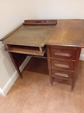 Antique wooden desk for sale  STAFFORD