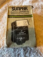 Vintage sunpak softlite for sale  OSSETT