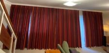 Curtains beautiful red for sale  LONDON