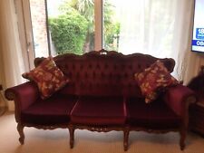 Vintage ornate settee for sale  BISHOP'S STORTFORD